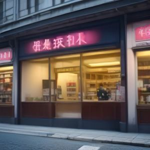 实习生小满在咖啡店用笔记本记录用户反馈，笔记本上贴满便签，窗外阳光柔和